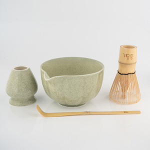 Drivu Green Flower Matcha Set