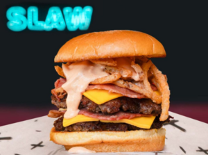 Drivu Double Barbecue Bacon Cheeseburger