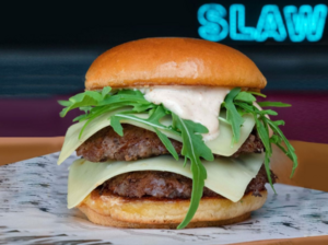 Drivu Double Truffle Cheeseburger