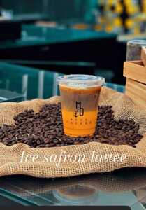 Drivu Iced Saffron Latte