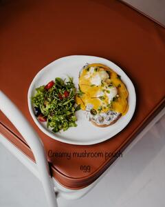 Drivu Creamy Mushroom Poached Egg