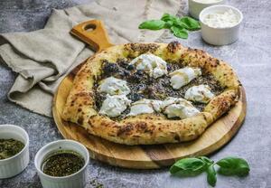 Drivu Zaatar Burrata Pizza