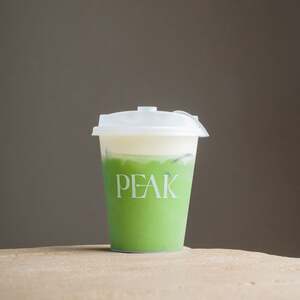 Drivu Iced Matcha With Cream (12oz)