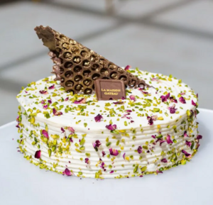 Drivu Pitachio Rose Cake