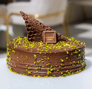 Drivu Pistachio Nutella Cake