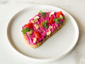 Drivu beetroot on Toast