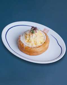 Scrambled Truffle Danish Croissant - Wave Cafe abu-dhabi