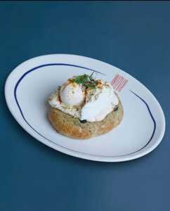 Maqdoos Labneh Egg - Wave Cafe abu-dhabi