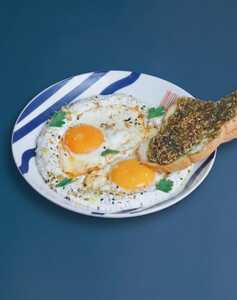 Mediterranean Eggs - Wave Cafe abu-dhabi