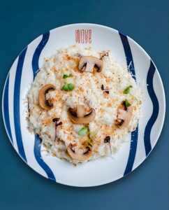 Mushroom Risotto - Wave Cafe abu-dhabi