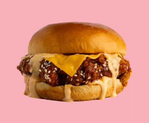 Drivu Spicy Korean Chicken Burger