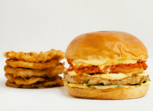 Drivu Kabab Chicken Burger with Special Sauce