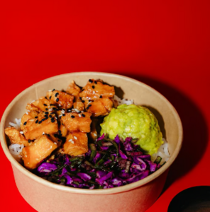 Drivu Sweet And Sour Chicken Poke Bowl