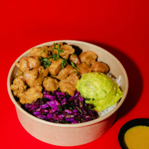 Drivu  Katsu Curry Chicken Poke Bowl