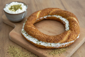 Drivu Labneh & Zathar Simit 