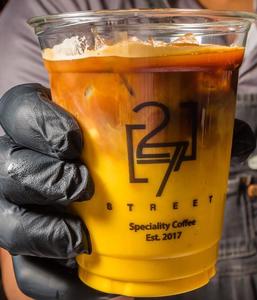 Drivu Iced Saffron Latte