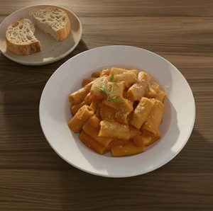 Drivu Rigatoni Pasta with red sauce