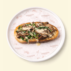 Drivu Organic Spinach & Mushroom Toast