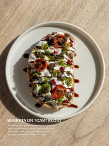 Drivu Burrata on Toast