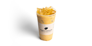 Drivu Iced Saffron Latte - 20oz | زعفران لاتيه مثلج ٢٠ أونصة