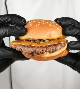 Drivu Mushroom Beef Burger