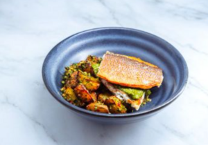 Drivu Seabass with Baby Potatoes