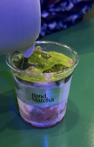 Drivu Iced Salted Maple Matcha Latte 