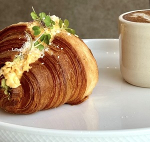 Drivu Avocado and Egg Croissant