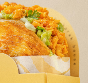 Drivu Egg Avo Paratha Bun