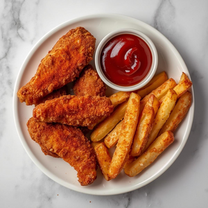 Drivu Spicy Chicken Tenders with Wedges