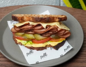 Drivu Turkey Pastrami Sandwich