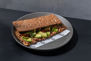 Drivu Tuna Avocado Flat Sandwich