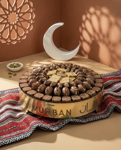 Drivu Ramadan Golden Steel Tray (Mixed Chocolate)