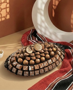 Drivu Ramadan Steel Oval Tray (Mixed Chocolates)