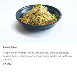 Drivu Ramen Salad