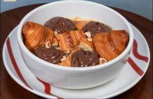 Drivu Neutella Croissant Pudding