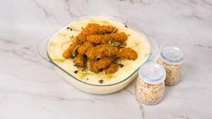 Drivu Fried Chicken with Mushroom Sauce