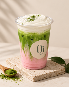 Strawberry Matcha - Ori Cafe ajman