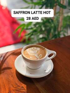Drivu Saffron Hot Latte