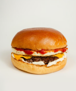 Drivu Beef & Egg Melt Burger