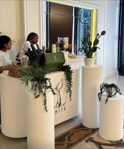 Catering Cart for 50 Cups - White Cafe abu-dhabi