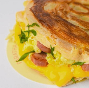 Drivu Sausage Egg Paratha Bun