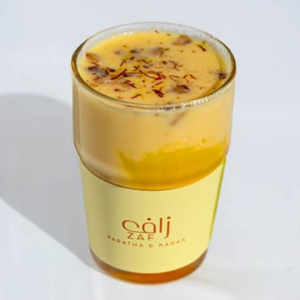 Drivu Hot Saffron & Almond Latte