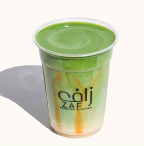 Drivu Iced Saffron Matcha