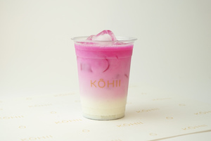 Drivu Iced Pink Matcha Latte