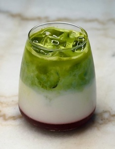 Drivu Iced Matcha Strawberry Latte