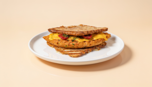 Pressed Shaksouka Croissant - Around The Block dubai
