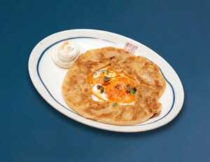 Egg and Cheese Paratha - Wave Cafe abu-dhabi
