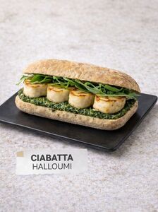Drivu Ciabatta Halloumi Sandwich