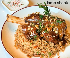 Drivu Lamb Shank with Oriental Rice